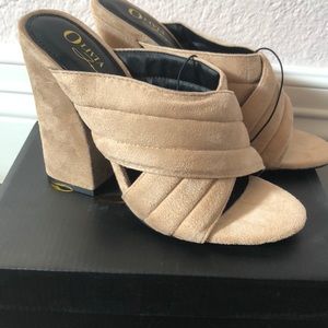 Forever 21 Heeled Mules